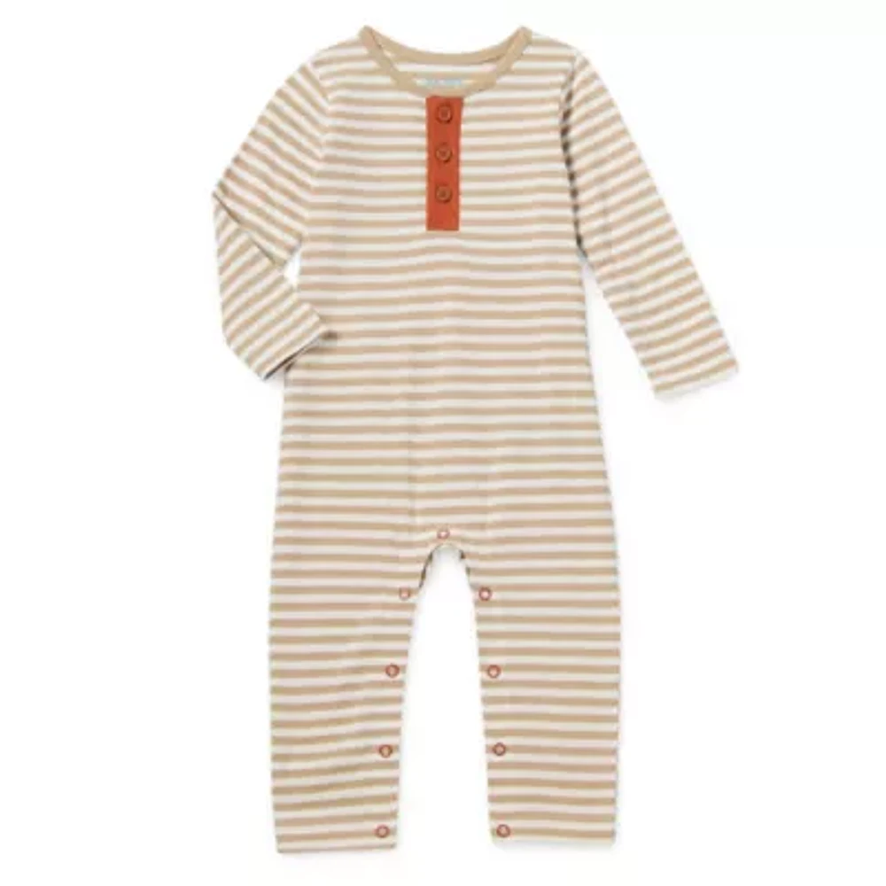 Okie Dokie Baby Boys Long Sleeve Jumpsuit