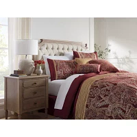 Broadhaven Lancaster Chenille 7-pc. Midweight Embellished Comforter Set