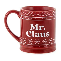 North Pole Trading Co. Holiday Mr. Claus Coffee Mug