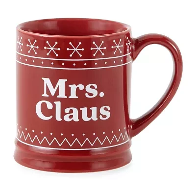 North Pole Trading Co. Holiday Mrs. Claus Coffee Mug