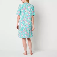 Adonna Womens Short Sleeve Long Length Robe