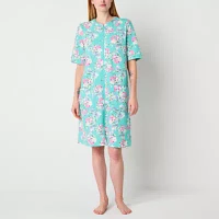 Adonna Womens Short Sleeve Long Length Robe