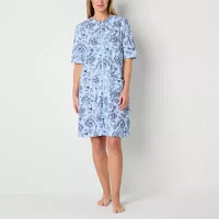 Adonna Womens Short Sleeve Long Length Robe