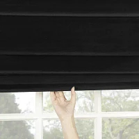 Sun Zero Morin Cordless 100% Blackout Roman Shades