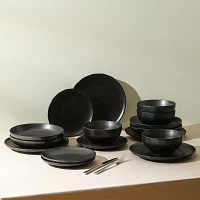 Stone + Lain Rio -pc. Stoneware Dinnerware Set