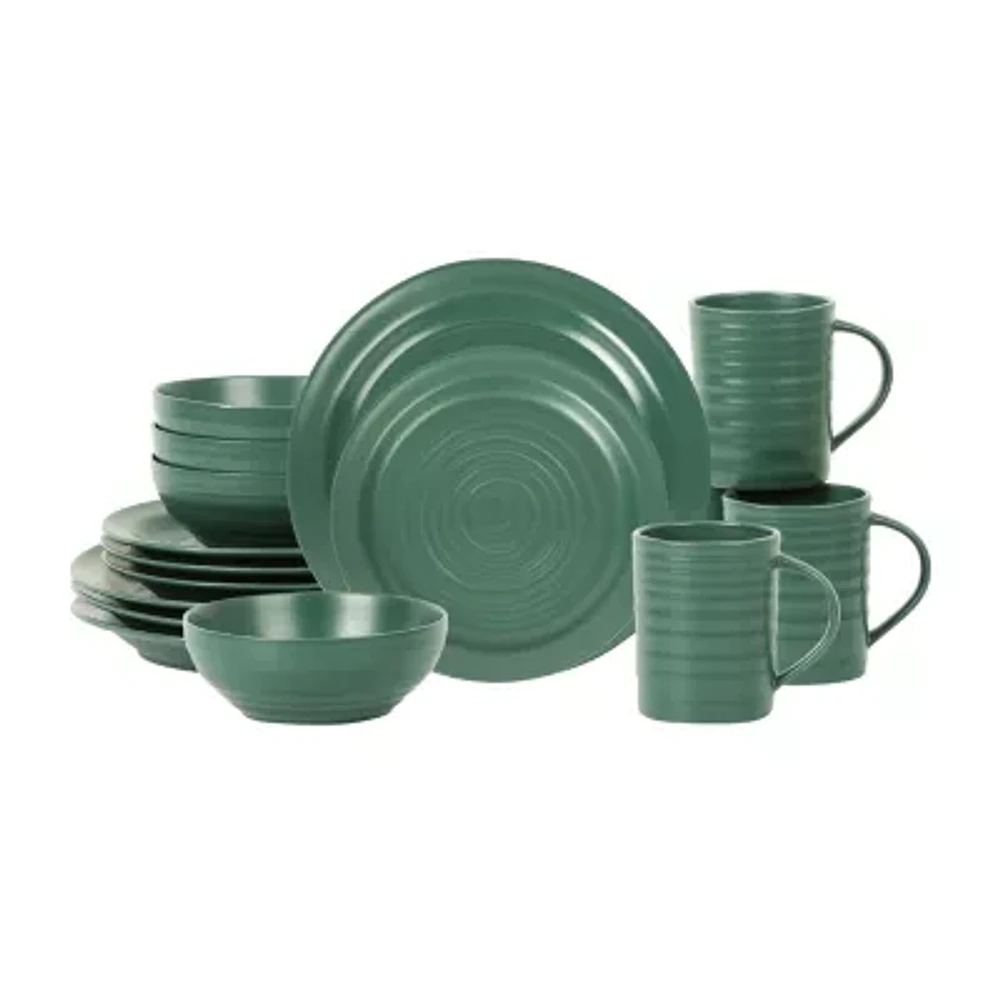 Stone + Lain Orbit -pc. Stoneware Dinnerware Set