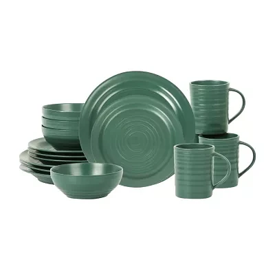 Stone + Lain Orbit -pc. Stoneware Dinnerware Set