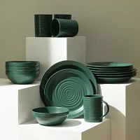 Stone + Lain Orbit -pc. Stoneware Dinnerware Set
