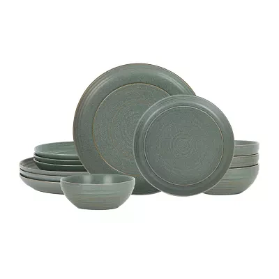 Stone + Lain Elio 4-pc. Stoneware Dinnerware Set