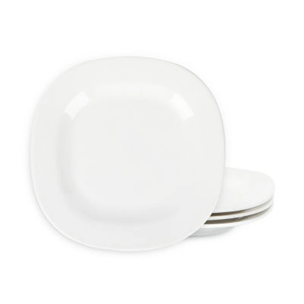 Stone + Lain Quadro 4-pc. Porcelain Salad Plate