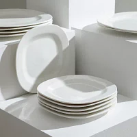 Stone + Lain Quadro 4-pc. Porcelain Salad Plate