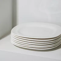 Stone + Lain Quadro 4-pc. Porcelain Salad Plate