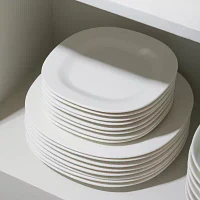 Stone + Lain Quadro 4-pc. Porcelain Dinner Plate