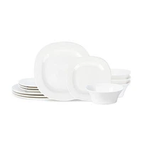 Stone + Lain Quadro 4-pc. Porcelain Dinnerware Set