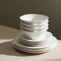 Stone + Lain Quadro 4-pc. Porcelain Dinnerware Set