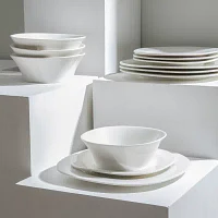 Stone + Lain Quadro 4-pc. Porcelain Dinnerware Set
