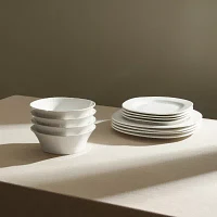 Stone + Lain Quadro 4-pc. Porcelain Dinnerware Set