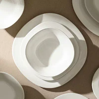 Stone + Lain Quadro 4-pc. Porcelain Dinnerware Set