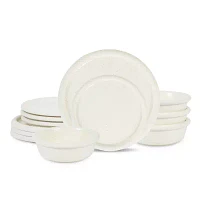 Stone + Lain Capri 4-pc. Stoneware Dinnerware Set