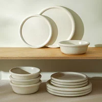 Stone + Lain Capri 4-pc. Stoneware Dinnerware Set