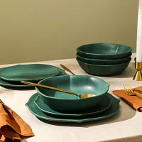Stone + Lain Baskerville 4-pc. Stoneware Dinnerware Set