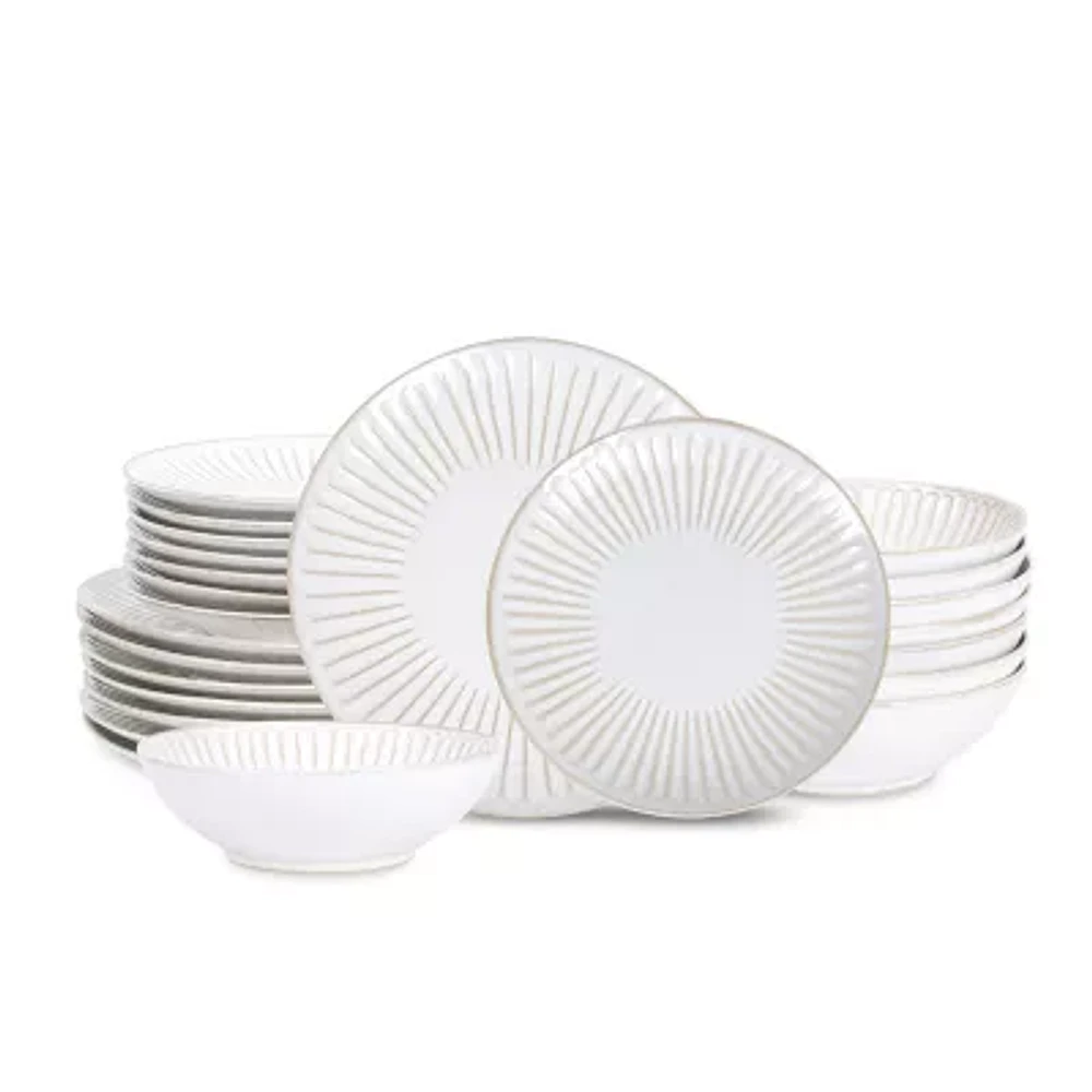 Stone + Lain Linea Stoneware Dinnerware Set