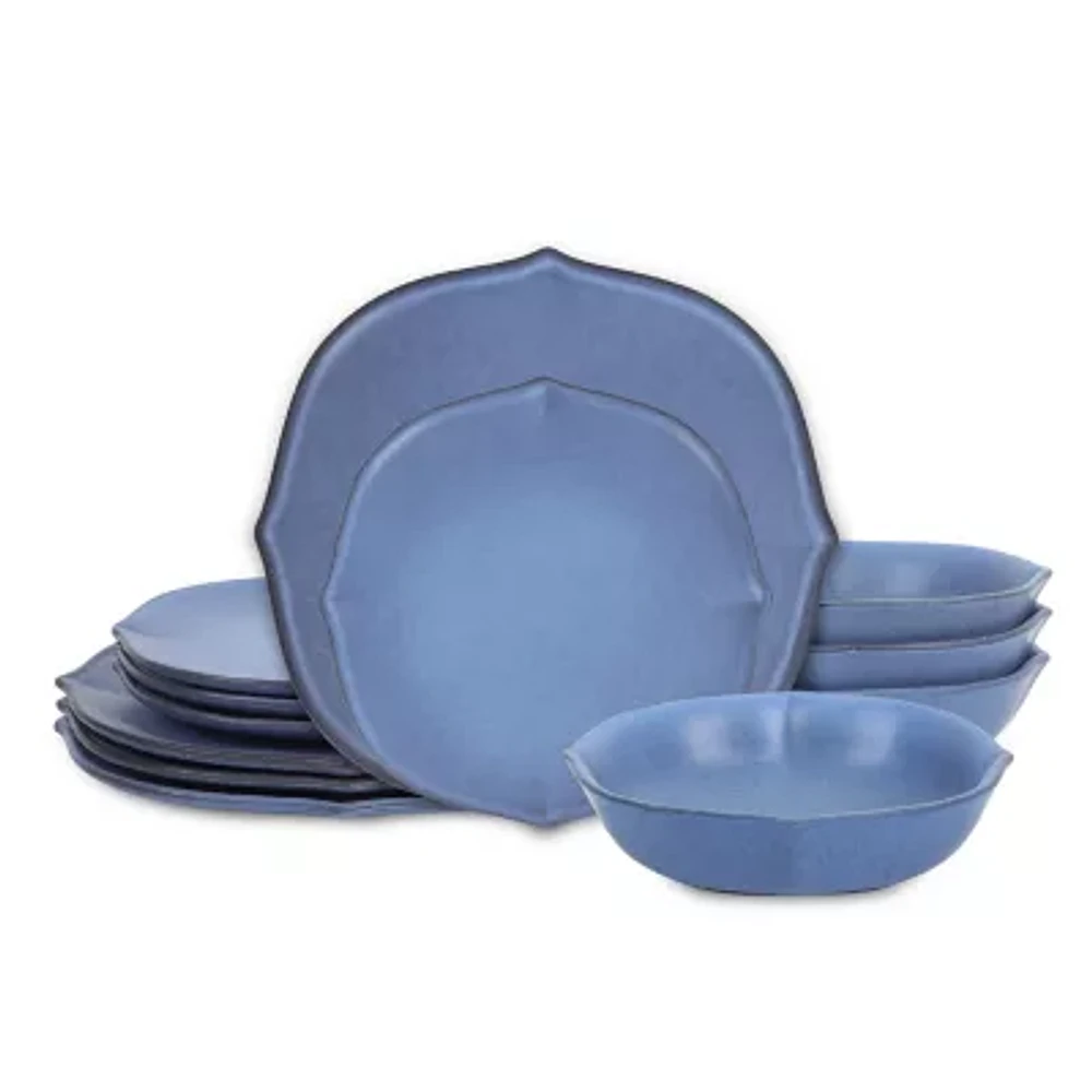Stone + Lain Baskerville 4-pc. Stoneware Dinnerware Set