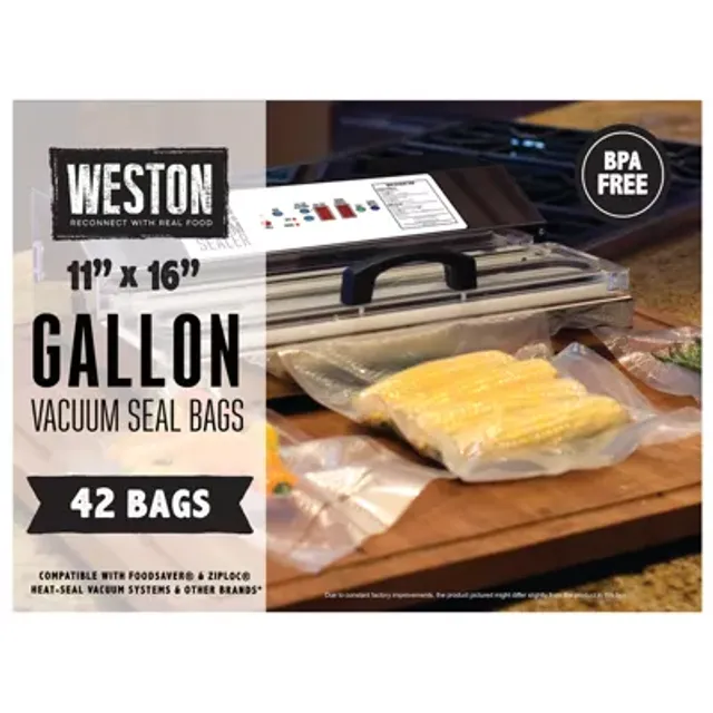 Weston 11x16 Vacuum-Seal Bags, 100 Count