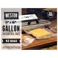Weston 11x16 Vacuum Sealer Bag- 42 Ct