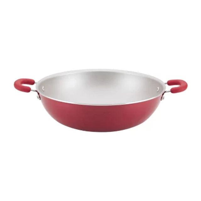 Anolon Advanced Home Hard Anodized 14 Wok with Lid and Side