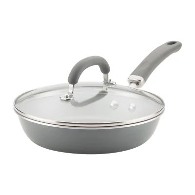 Rachael Ray Create Delicious 9.5" Non-Stick Deep Skillet with Lid