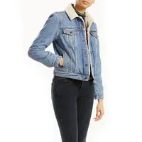 Levi's Womens Original Sherpa Trucker Denim Jacket