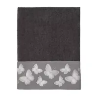 Avanti Yara Granite Embroidered Bath Towel