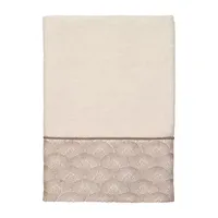 Avanti Deco Shell Embellished Bordered Bath Towel