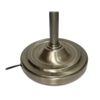 2 Light Floor Lamp with Marbled Glass Shades