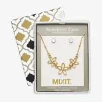 Mixit Hypoallergenic 2-pc. Flower Jewelry Set