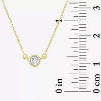 Diamond Addiction (G-H / Si2-I1) Womens 1/5 CT. Lab Grown White 10K Gold Pendant Necklace