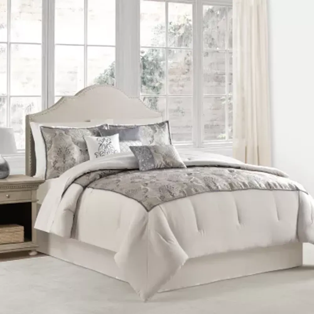 Richmond Park Positano 7-pc. Midweight Reversible Embroidered Comforter Set