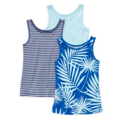Thereabouts Little & Big Girls 3-pc. Round Neck Tank Top