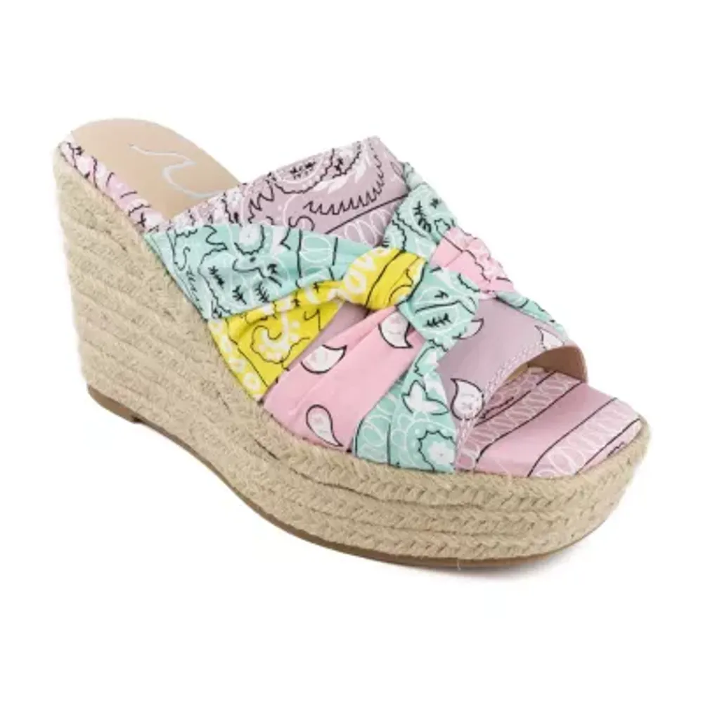 Sugar Womens Harlem Wedge Sandals