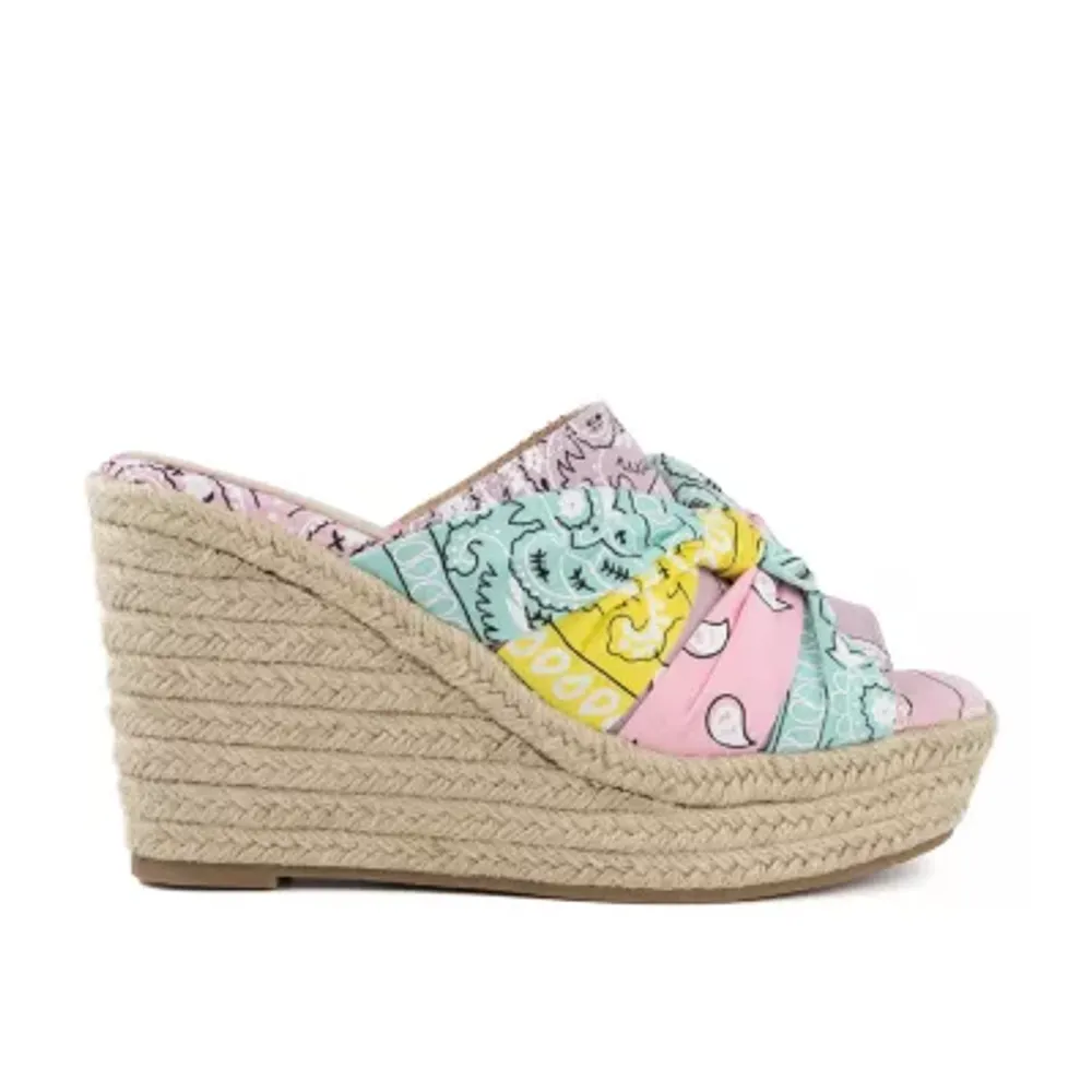 Sugar Womens Harlem Wedge Sandals