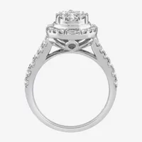 Womens / CT. T.W. Mined White Diamond 14K Gold Pear Halo Engagement Ring
