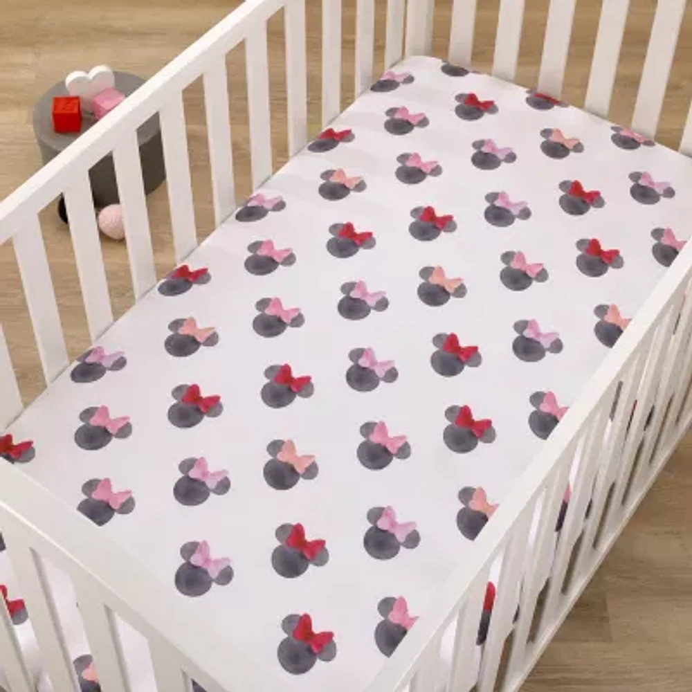 Disney Collection Minnie Mouse Crib Sheet