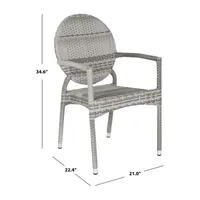 Valdez 2 Pack Patio Accent Chair