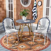 Zoya 2 Pack Patio Accent Chair