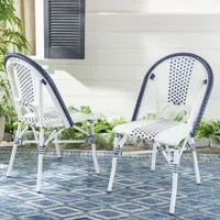 Zoya 2 Pack Patio Accent Chair