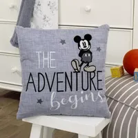 Disney Collection Mickey Mouse Square Throw Pillow