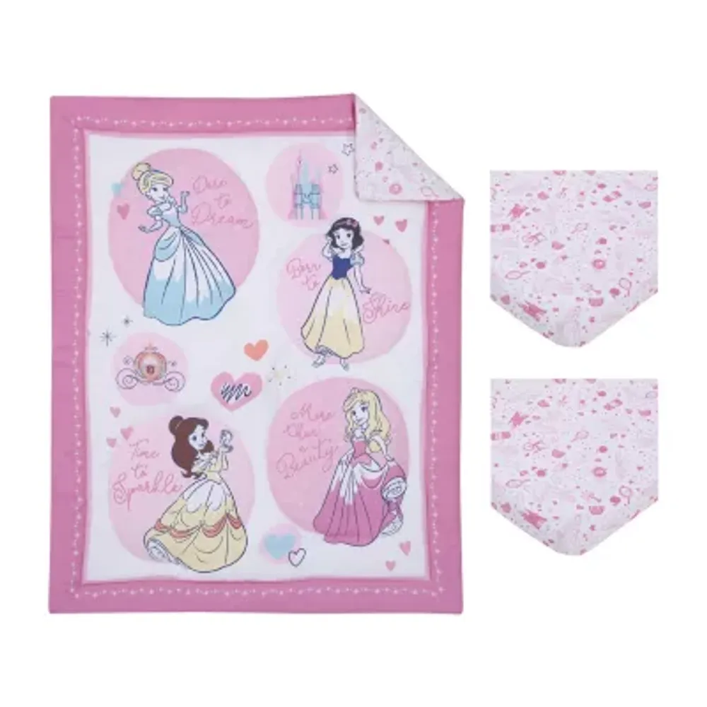 Disney Collection 3-pc. Princess Crib Bedding Set