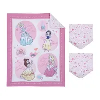 Disney Collection 3-pc. Princess Crib Bedding Set