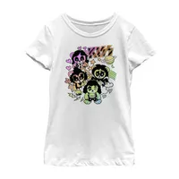 Little & Big Girls Crew Neck Short Sleeve KISS Graphic T-Shirt